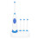 Brushing Timer Integrated Electric Toothbrush With Reusable Design And Gentle Cleaning Performance Waterproof Functionality High Speed Rotation For 1