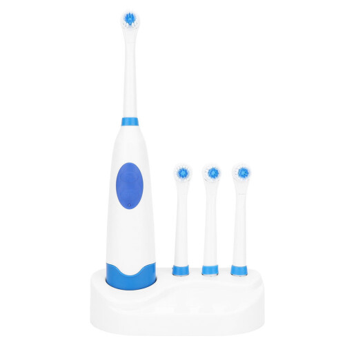 Brushing Timer Integrated Electric Toothbrush With Reusable Design And Gentle Cleaning Performance Waterproof Functionality High Speed Rotation For