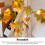 2 Pack Maple Leaves String Lights 13ft 20 LEDs Warm White Battery Operated 8