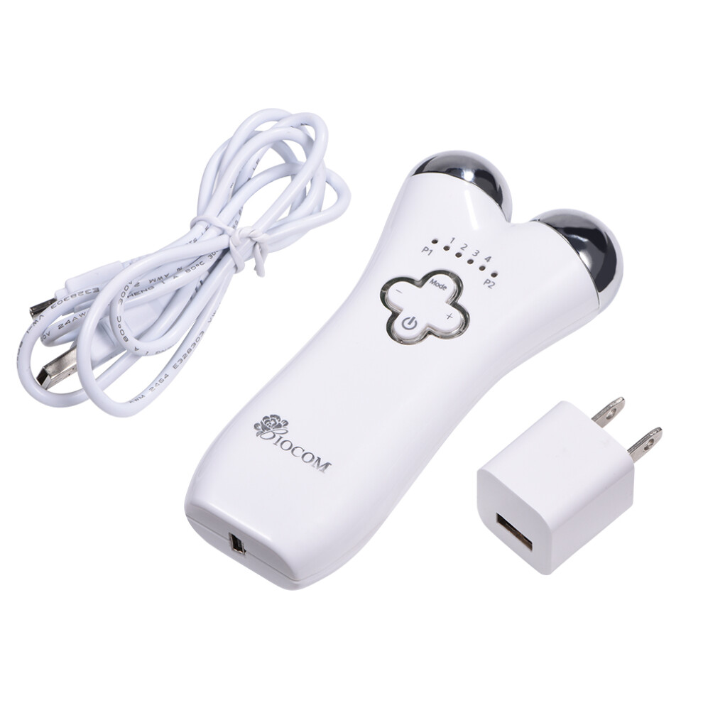 Lightweight And Portable Facial Massager Tool, Vibrating Face Massager With Microcurrent Kit Thermal Technology Galvanic Machines Triple Action