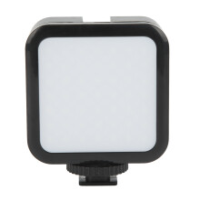 Lampă video LED cu difuzor încorporat pentru fotografie, lumină albă naturală moale cu suport pentru încălțăminte, lumină video reglabilă,