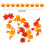 2 Pack Maple Leaves String Lights 13ft 20 LEDs Warm White Battery Operated 7