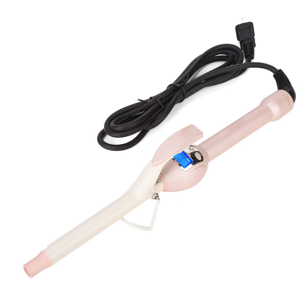 Adjustable Temperature Ceramic Curling Iron with Cool Tip and Rotatable Cord for Spiral Curls, Fast Heat Up Anti Frizz Control Auto Shut Off Travel