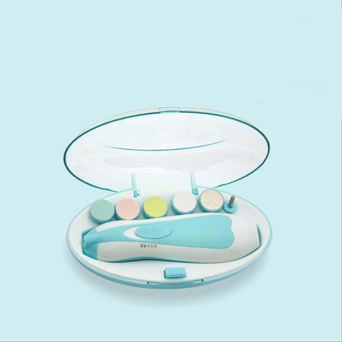 Ηλεκτρικό ψαλίδι νυχιών Whisper Quiet Baby με φως LED, ασφαλές για μωρά, πολλαπλές