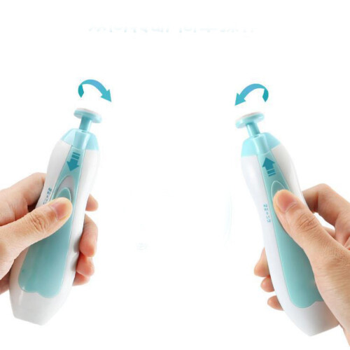 Ηλεκτρικό ψαλίδι νυχιών Whisper Quiet Baby με φως LED, ασφαλές για μωρά, πολλαπλές 1