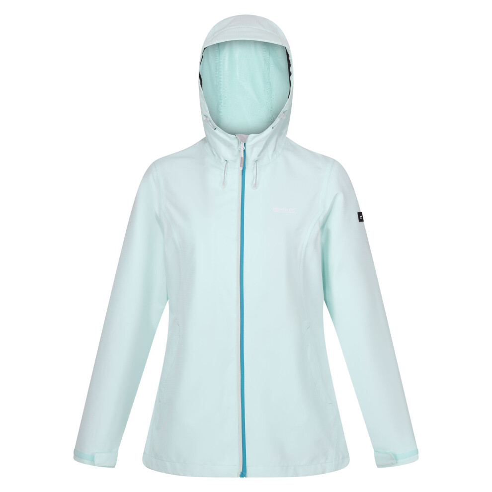 Regatta (12 Uk, Bleached Aqua) Womens/Ladies Hamara Iii Waterproof Jacket