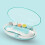 Ηλεκτρικό ψαλίδι νυχιών Whisper Quiet Baby με φως LED, ασφαλές για μωρά, πολλαπλές 4