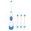 Brushing Timer Integrated Electric Toothbrush With Reusable Design And Gentle Cleaning Performance Waterproof Functionality High Speed Rotation For 2