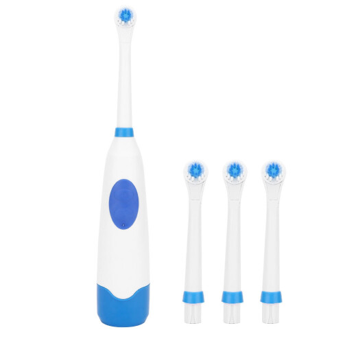 Brushing Timer Integrated Electric Toothbrush With Reusable Design And Gentle Cleaning Performance Waterproof Functionality High Speed Rotation For 1