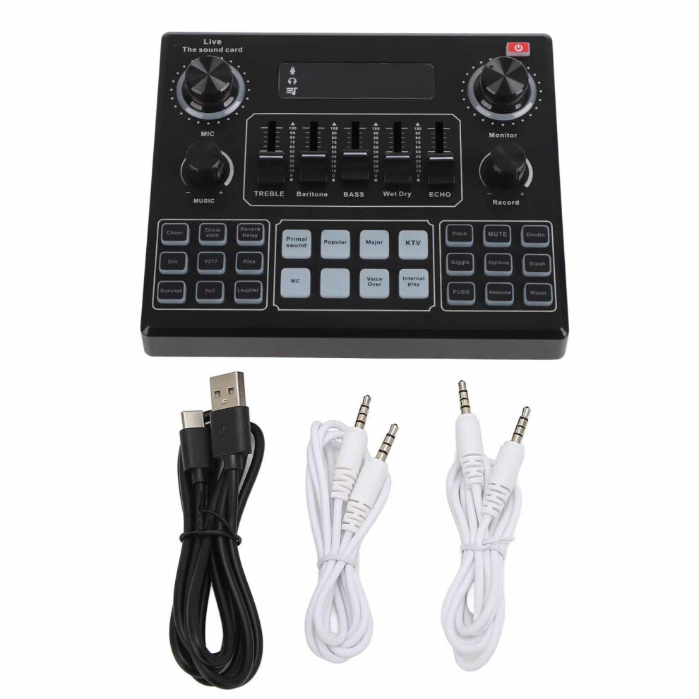 Versatile Sound Effects Audio Mixer With Wide Compatibility Advanced Noise Reduction Features For Streaming Podcasting Gaming 9432746128075