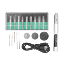 Gravadora rotativa portátil DIY com alimentação USB, caneta de gravação para esculpir, gravar e polir, ferramenta sem fio com 3 configurações