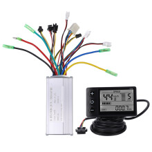 Electric Scooter Brushless Controller Kit With LCD 866 Display Meter 36V 48V Compatibility High Quality Metal Housing Good Compatibility For Electric