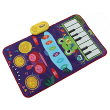 Kinder-Musikmatte mit Klaviertasten, 80x58cm, Touch- & Tanzdecke