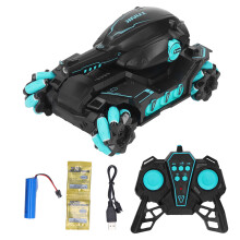 Fun4WD ferngesteuertes Auto mit 360-Drehung, handgesteuertes RC-Stuntspielzeug mit Sprühlicht und Musik, Geschenk für Kinder ab 6 Jahren