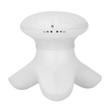 Zachte siliconen kopjes, gesimuleerde vingermassage, oplaadbare batterij bevordert de bloedsomloop, ergonomische grip, massageapparaat voor