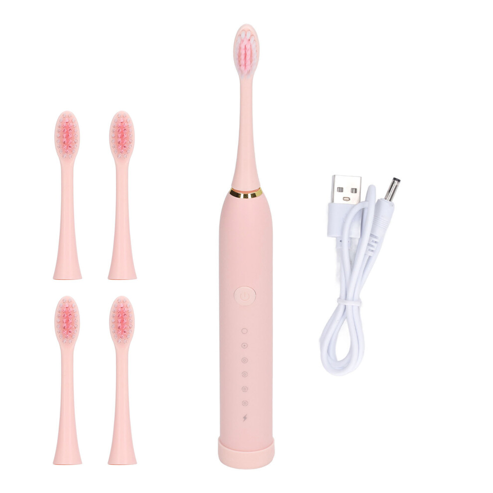 Electric Toothbrush With Sonic Technology Deeply Cleans Teeth And Gums Intelligent Timing Reminds You To Change Brushing Area Rechargeable IPX7