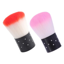 2pcs Nail Dust Brush Set Soft Bristle Manicure Cleaning Brush for Hands and Feet