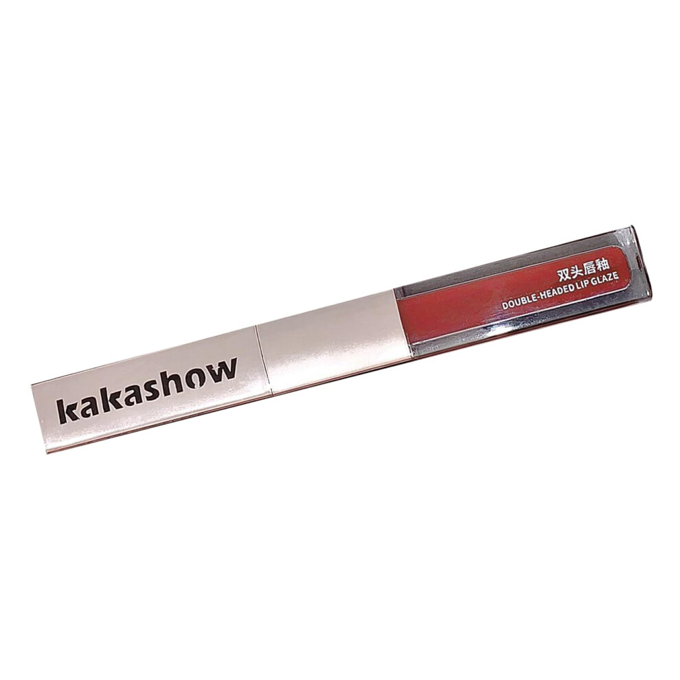 Pink Magenta Liquid Lipstick And Lip Gloss Stick, 2In1 Long Lasting Bold Shade