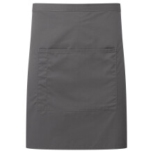 (One Size, Dark Grey) Premier Colours Front Pocket Waist Apron