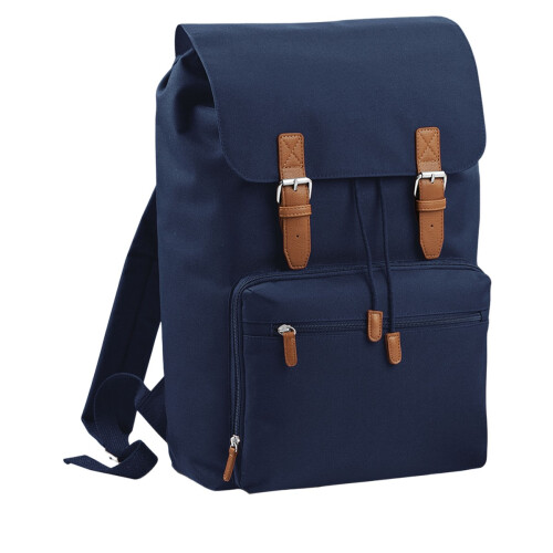BagBase (One Size, French Navy) Bagbase Vintage Laptop Backpack