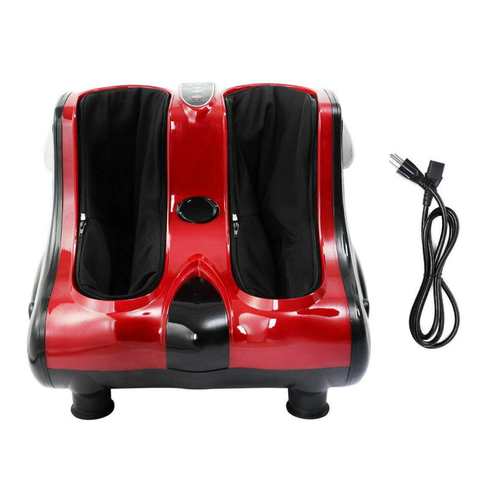 Foot and Calf Massager with Heat, Deep Shiatsu Kneading, Adjustable Speed and Vibration Relaxation