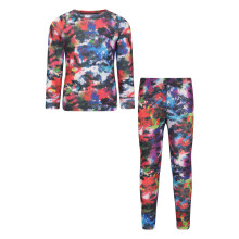 Mountain Warehouse Childrens/Kids Talus Painted Effect Long-Sleeved Base Layer Set