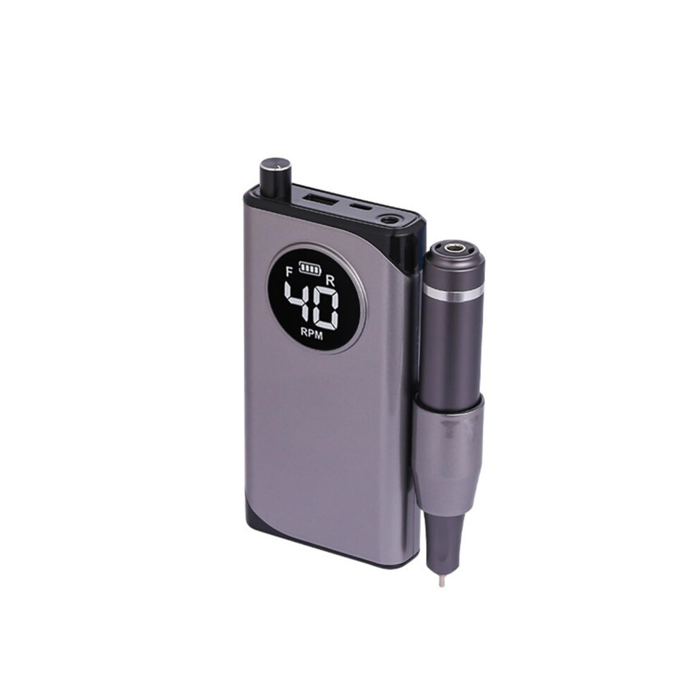 Electric Nail Drill 40000 RPM Rechargeable Low Noise Adjustable Speed for Acrylic and Gel Nails