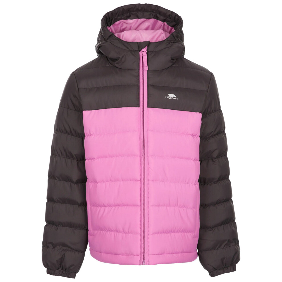 Trespass (7-8 Years, Deep Pink) Childrens/Kids Oskar Padded Jacket