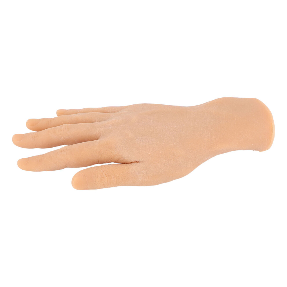 Silicone Male Hand Model Reusable Flexible Realistic Hand for Jewelry & Art