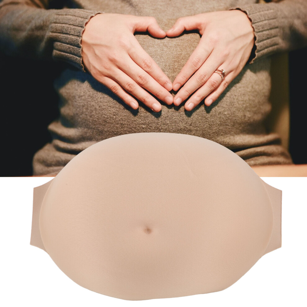 Pregnant Bump Costume Realistic Foam Belly with Breathable Design & Hook Loop