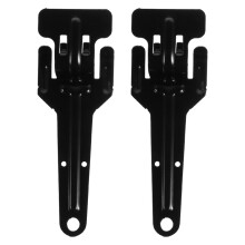 2pcs Oven Tray Gripper Clips with Ergonomic Long Handle Hot Pan Holder for Secure AntiScald Use