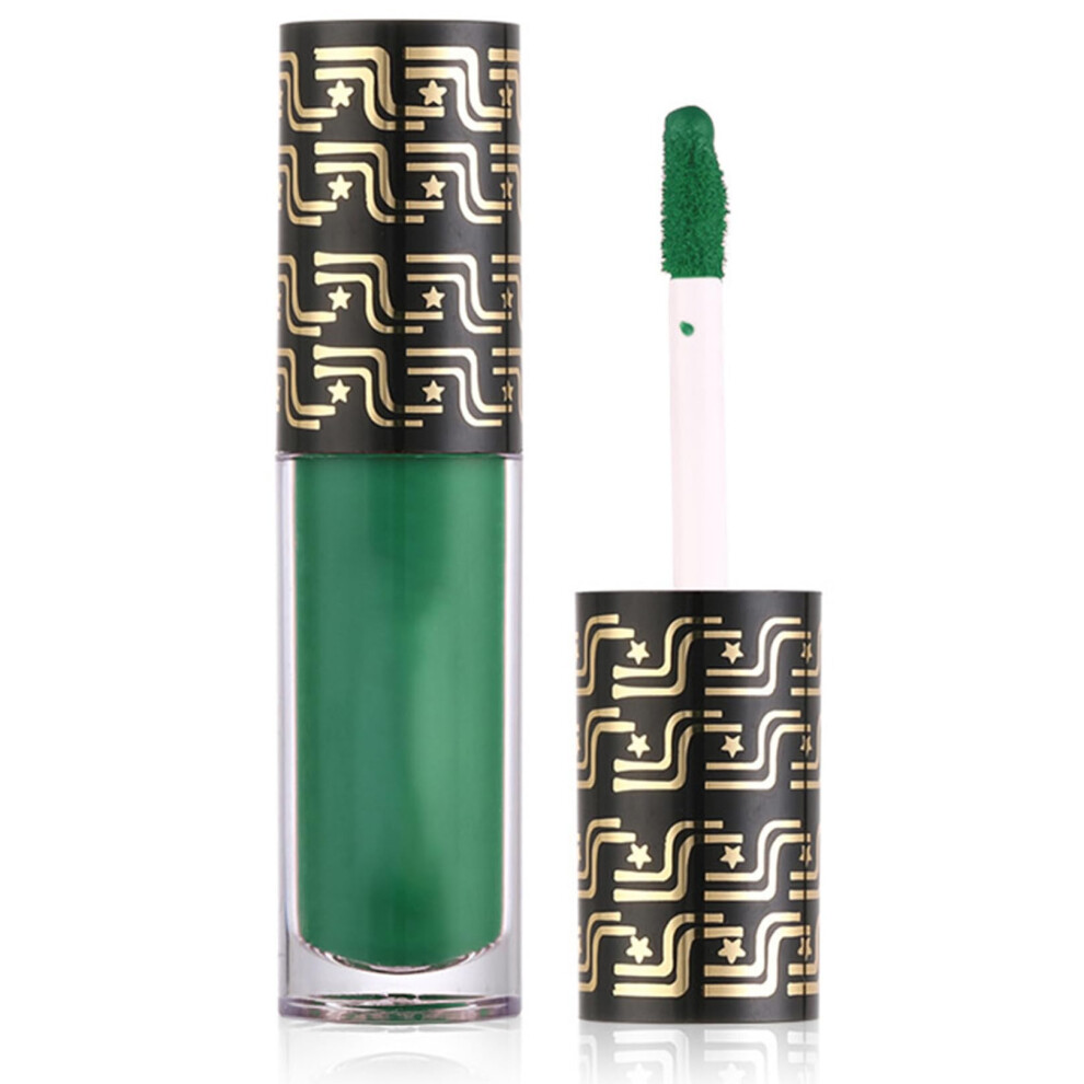 Green Matte Liquid Lipstick Smudge Proof Velvety Finish Long Lasting Nonstick Cup Lip Gloss