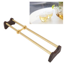 Tea Cup Holder Drain Stand, Wood & Stainless Steel, Kitchen Storage