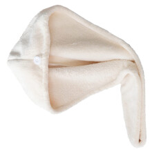 Hair Towel Wrap for Women, Super Absorbent Microfiber Quick Drying Hair Turban for Travel Beige