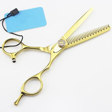 Hair Cutting Scissors 6 Inch Professional Carbon Stainless Steel with Sharp Blades for Barbers