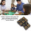 20PCS Black Plastic Dice 1.6cm for Board & Math Games Classroom Fun 4