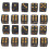 20PCS Black Plastic Dice 1.6cm for Board & Math Games Classroom Fun 16