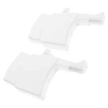 2pcs Automatic Ear Piercing Kit, Threadless Steel Ear Piercing Tool for Home and Salon, White