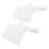 2pcs Automatic Ear Piercing Kit, Threadless Steel Ear Piercing Tool for Home and Salon, White 1