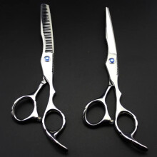 Professional Hair Cutting Scissors Set 6 Inch Stainless Steel with Sharp Precision Blades for Salon