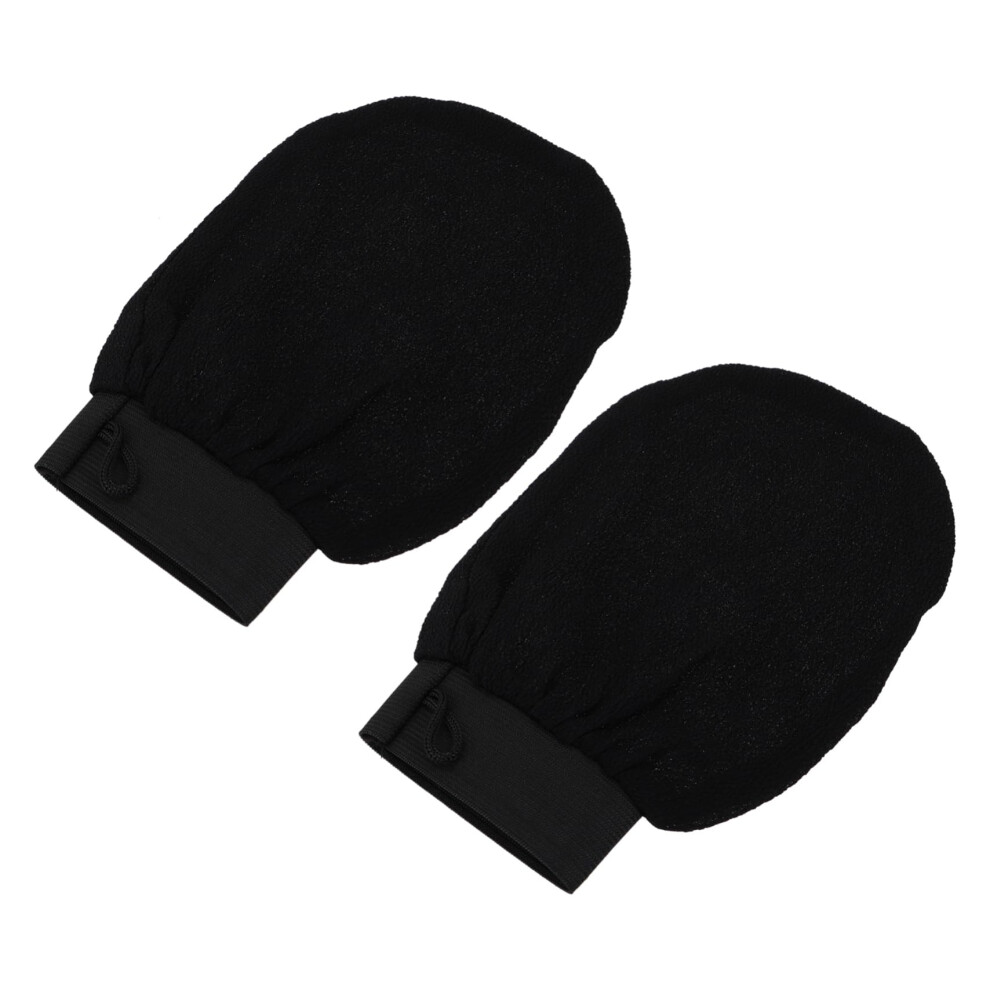 Exfoliating Bath Gloves Viscose Body Scrub Mitts for Deep Skin Cleansing and Smooth Spa Massage