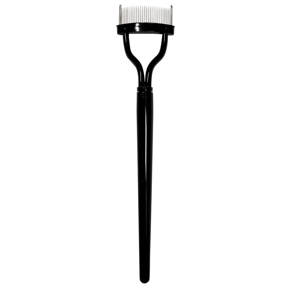 Eyelash Comb with Protective Cover, Stainless Steel Mascara Separator for Clump Lash Finish