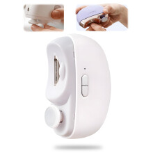 Electric Nail Clipper for Seniors and Kids, 2Speed Automatic Nail Trimmer with LED and Debris Storage