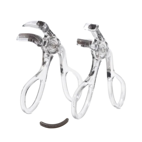Eyelash Curler Set with Comb Wide Angle Coverage and Precision Partial Lash Curler for Touchups