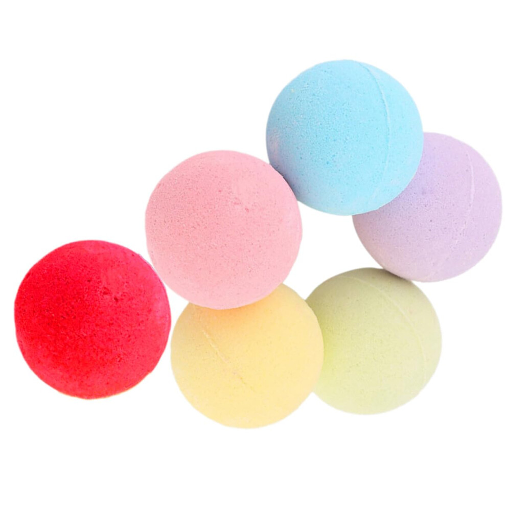 HONMEET 6pcs Scented Bath Bombs Set with Epsom Salt, NonâStaining Bubble Soak for Relaxation Spa