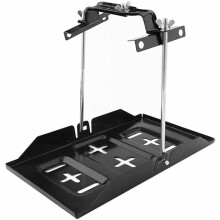 Adjustable Battery Hold Down Tray with CorrosionResistant Mounting Bracket for Car Boat RV