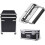 Folding case handle, spring-loaded folding rubber handle for tool case (110x41mm 2pcs) 2