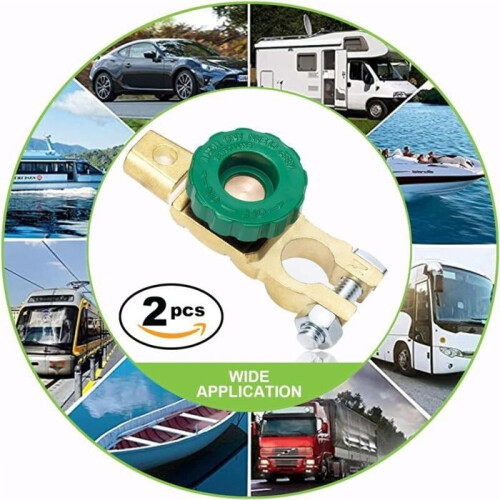 2 τεμάχια διακόπτες διακοπής μπαταρίας 12V/24V για αυτοκίνητα, φορτηγά και σκάφη 1