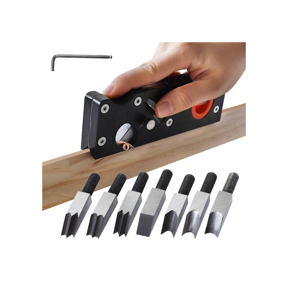 Chamfer Planer, Corner Plane For Woodworking, Manual Plane For Woodworking, Wood Chamfering Plane (Planer7cutters) 9301941299227