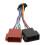 Radio harness adapter - AKOZON - ISO - Compatible with Sony JVC - Easy installation - ABS material 3